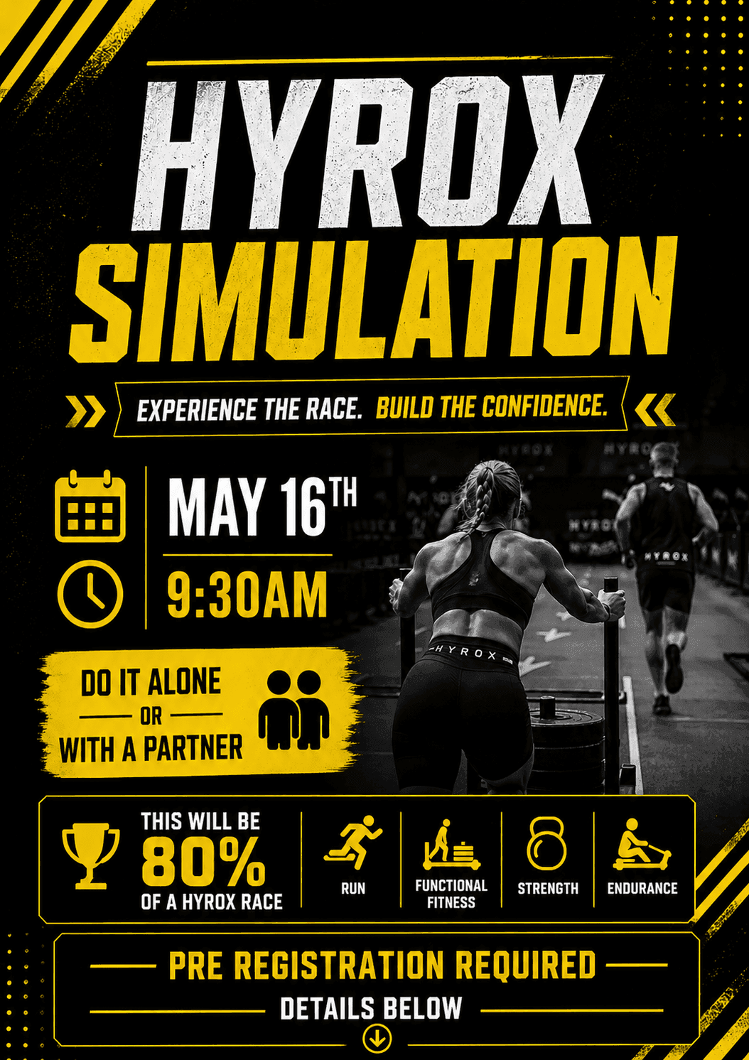 CrossFit PowerHour Hyrox Simulation image