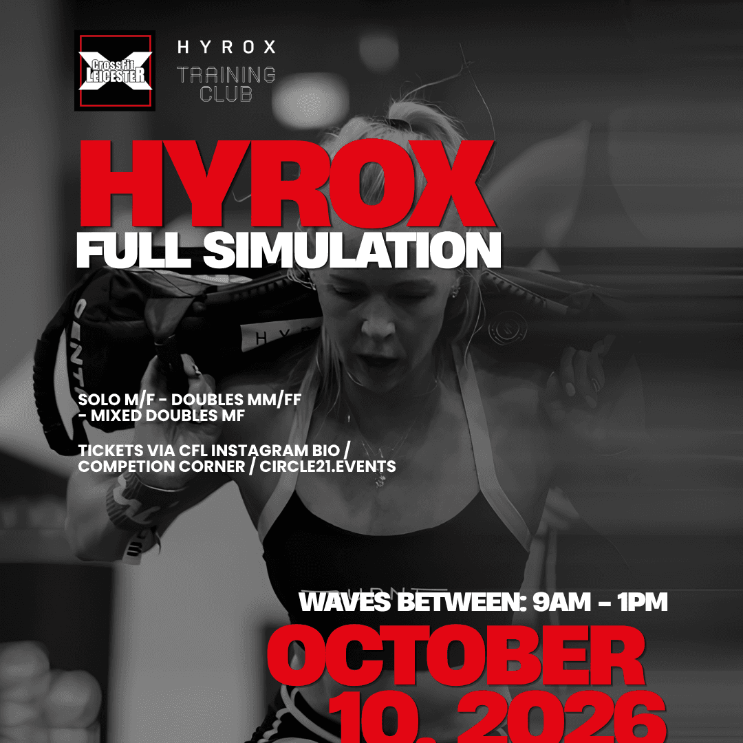 CROSSFIT LEICESTER HYROX FULL SIMULATION image