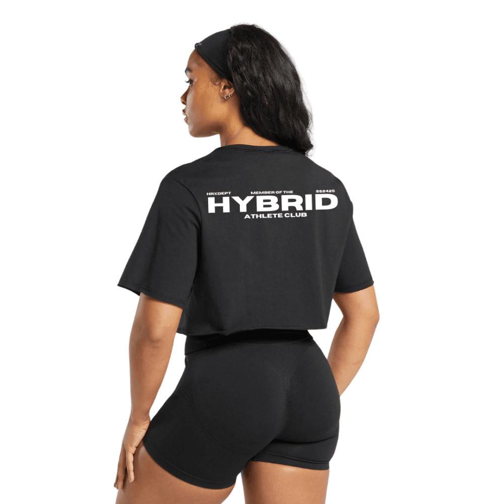 Hybrid Oversized Crop Tee - Image 2